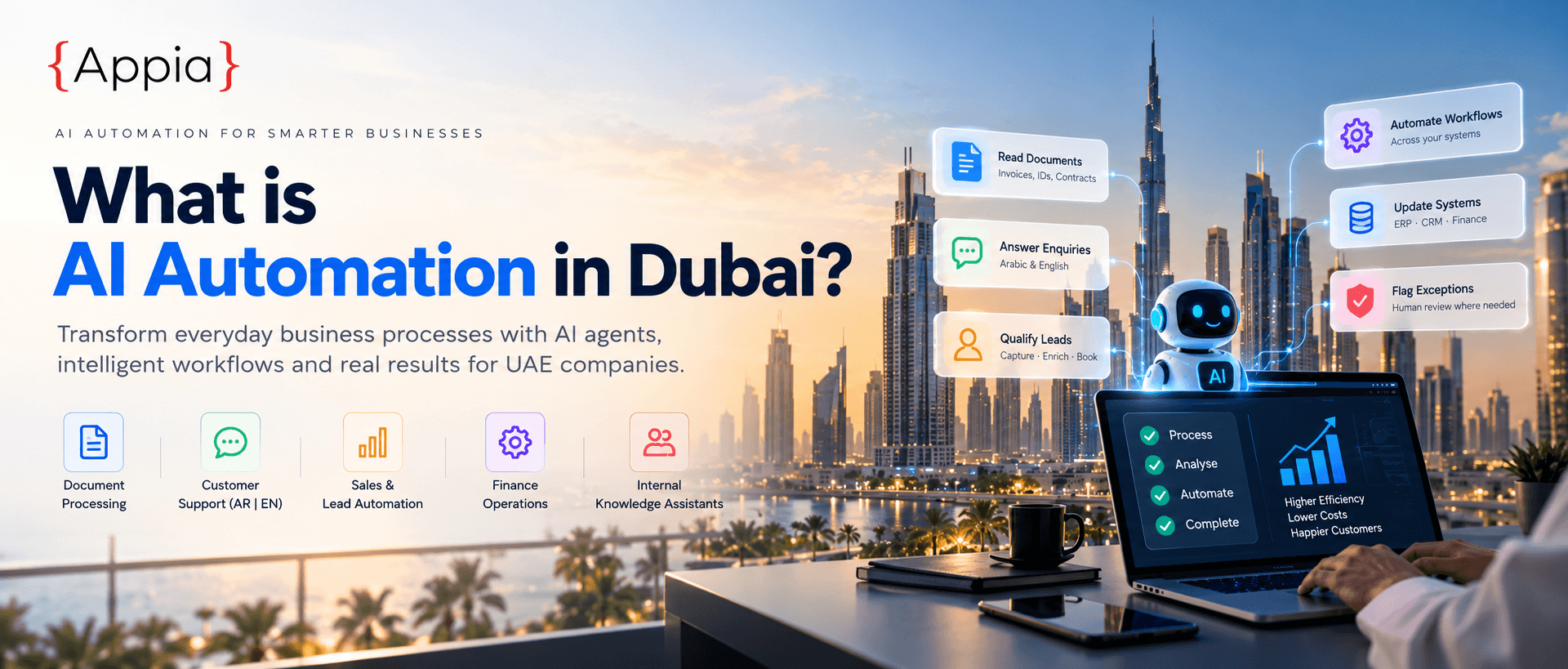 Cover: AI Automation in Dubai: Use Cases, Compliance, and a Pilot-to-Production Roadmap for UAE Businesses